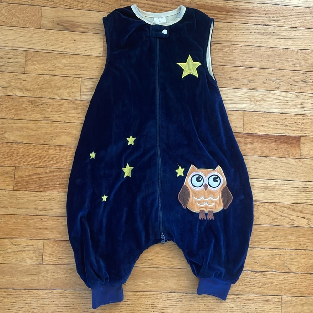 Toddler footie sleep sack